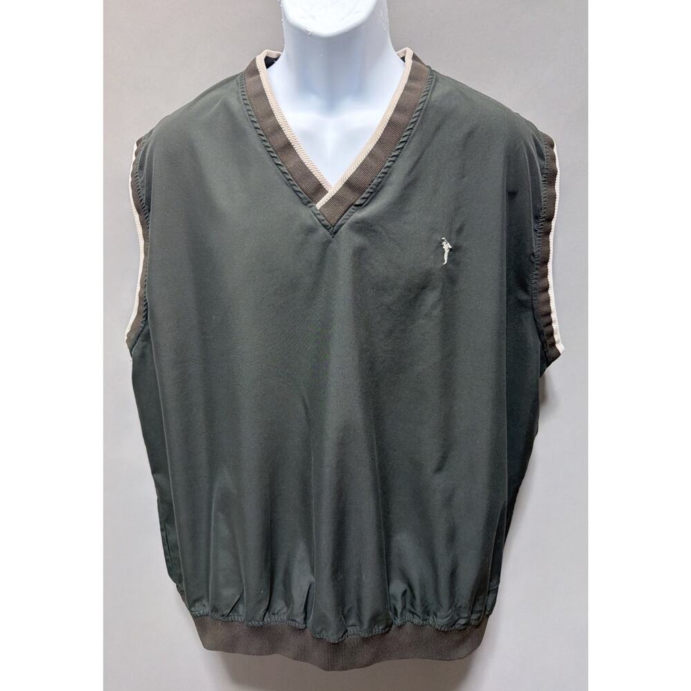 Austin Golf Tour Collection Vest Mens XL Windbreaker V Neck